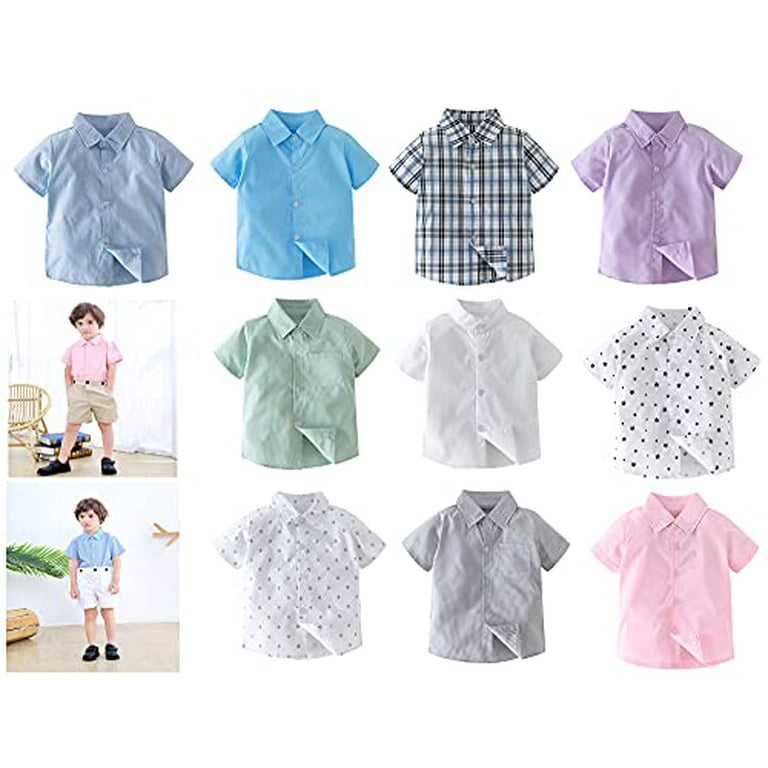 Boys' Purple Button-Down Shirt – Oasislync