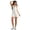 White Stripe, variant on ® Women's Shortall Utility Romper, Sizes XS-XXL