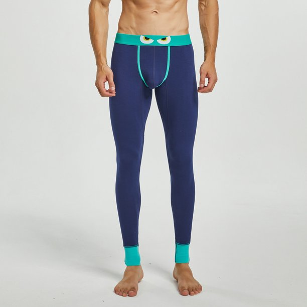 jsaierl Men's Thermal Underwear Bottom Warm Lightweight Long Johns