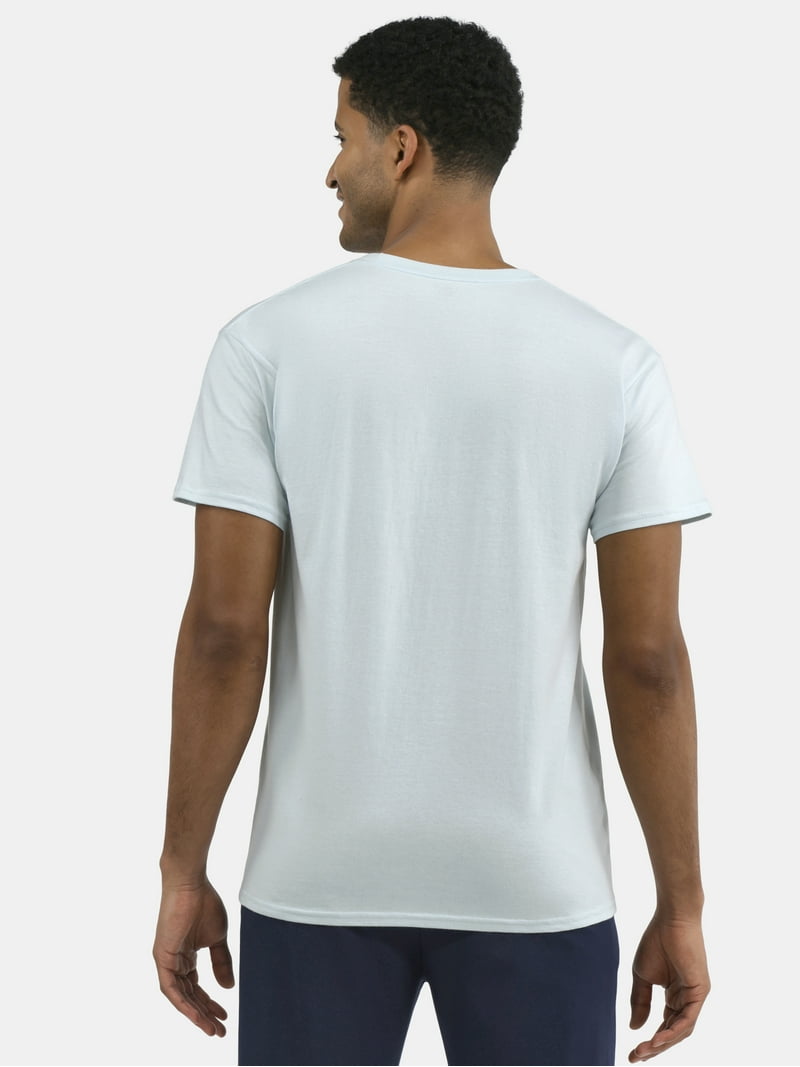 Athletic Works Men's Cotton Pocket Tee Sizes XS-5XL Short Sleeve