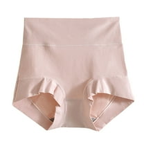 Mnyycxen Women's High Waisted Briefs Full Coverage Tummy Control Seamless Shapewear Panty Confortable Breathable Underwear