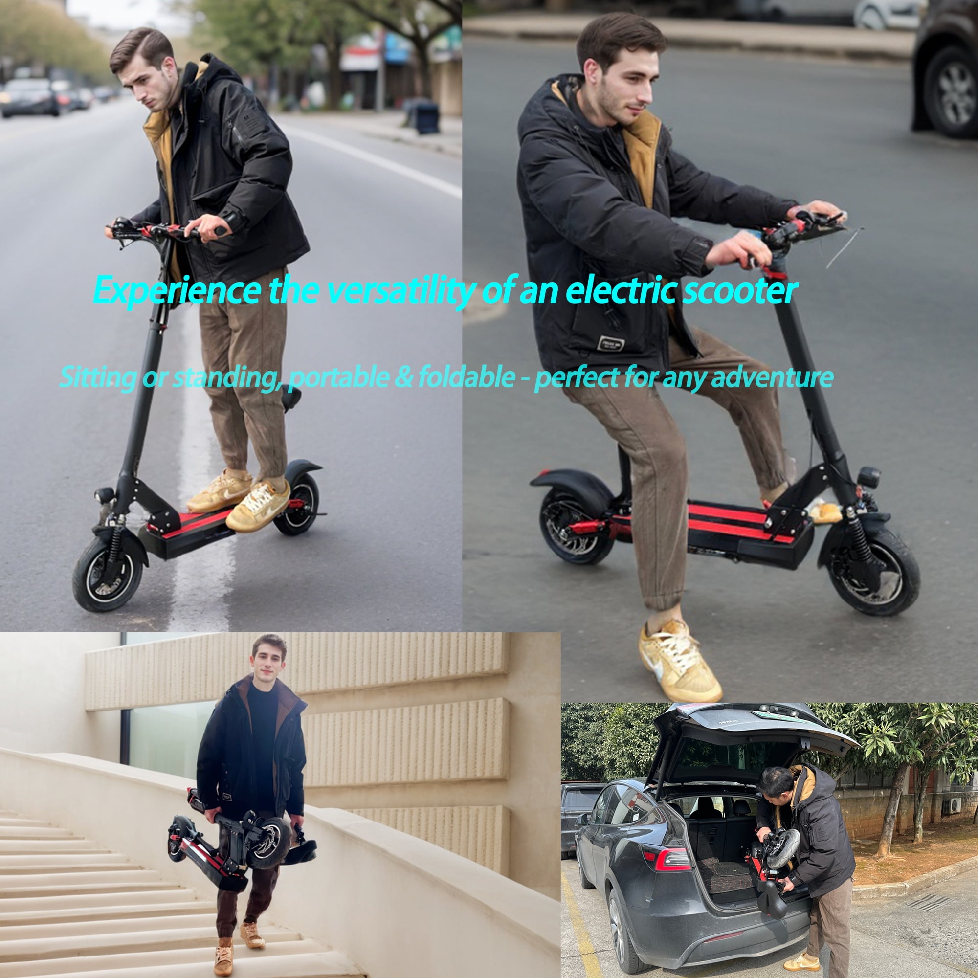 Mebike M8 Electric Scooter with Seat for Adults,35 MPH MAX Speed