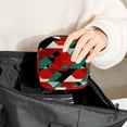 thumbnail image 6 of Pakistan Period Pouch: Stylish Sanitary Napkin Bag, Travel Pouch Necklace, and Makeup Travel Bag - Organize and Carry Your Feminine Hygiene Items with Ease 4.7x6.6x6.6 in, 6 of 6