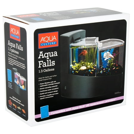 Aqua Culture Aqua Falls Betta Fish Aquarium Kit,