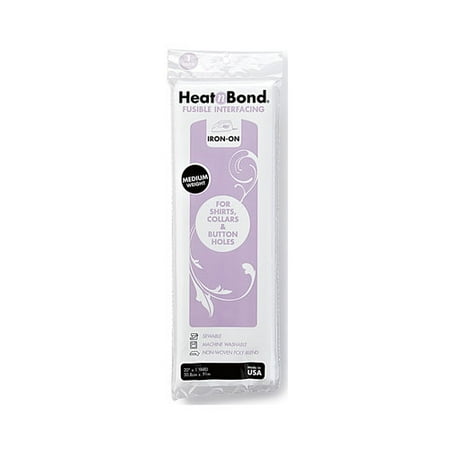 HeatnBond Iron-On Fusible Interfacing, Medium Weight, 20