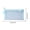 Blue, variant on Transparent Mesh Zipper Stationery Bag Large Capacity Nylon Exam Carry Pouch Quick View Portable Office Supply Storage Organizer Case