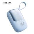 thumbnail image 3 of Methold Banco de energía de carga rápida de 10 000 mAh, batería de gran capacidad, carga rápida de 3 unidades a la vez, cordón Baterías de general azul 10000 mAh, 3 of 4