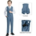 thumbnail image 4 of Lycody Boy's Formal Suit Set Slim Fit Kids Tuxedo Suits for Wedding Teen Toddler Boy Dress Suit Outfit, 4 of 5