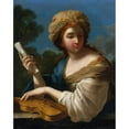 thumbnail image 3 of Giovanni Francesco Romanelli 12x14 Black Modern Framed Museum Art Print Titled - Saint Cecilia, 3 of 5