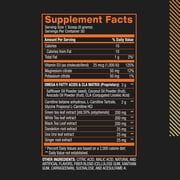 BPI Sports CLA + Carnitine Shredded for Lean Muscle & Fat Loss, Tropical Mango, 14.1 oz, 50 Servings