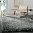 thumbnail image 5 of Safavieh  Bahija Handmade Luxe Shaggy 3 inch-thick Area Rug Grey 4' x 4' Square 4' Square Indoor Living Room, Bedroom, Dining Room Square, 5 of 5