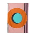 thumbnail image 6 of Yayeee Tablecloths for Rectangular Tables 60 x 60 inch Party Table Cover, Orange Circle, 6 of 6