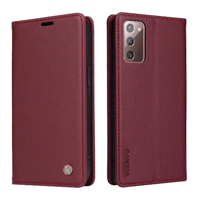 Funda para Samsung Galaxy Note 20 Estuche de Cuero PU Tipo Cartera con Ranuras para Tarjetas y Cierre Magnético