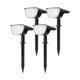 thumbnail image 1 of Focos solares para exteriores con modos ajustables, luces de jardín impermeables IP65, alto brillo, paquete de 4, 1 of 3
