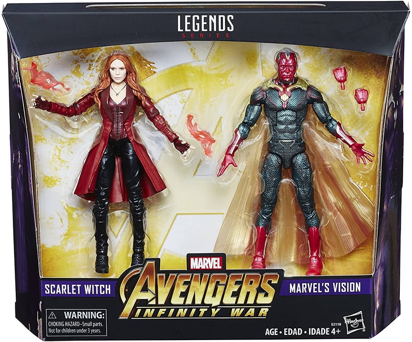 scarlet witch vision marvel legends