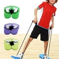 thumbnail image 1 of OUNONA 2 Paires de Pédales de Jogging Jouets d'Extérieur pour Enfants Formation Sensorielle Base Ronde en EVA, 1 of 6