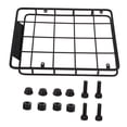 thumbnail image 3 of RC Luggage Rack, Black RC Roof Rack Exquisite Lightweight Metal  For 1/10 RC Crawler For SCX10, 3 of 8
