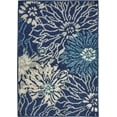 thumbnail image 3 of Nourison Passion Floral Navy/Ivory 1'10" x 2'10" Area Rug, (2x3), 3 of 9