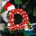 thumbnail image 1 of 26 Letters Christmas Tree Decoration Pendant Christmas Tree Ornaments Personalized DIY Christmas Ornaments Christmas Decoration Xmas Tree Hanging Decor Feature, 1 of 5