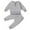 Grey, variant on LIJCC Toddler Baby Girls Boys SweatsuitSet Sweatsuits Stripe Pullover Sweatshirts and Jogger Sweatpants Sweat 2 Piece Set(Red,6-9 Months)