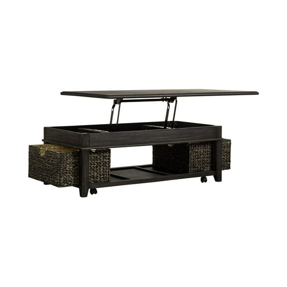 Liberty Furniture Industies, INC Mill Creek Lift Top Cocktail Table in Peppercorn