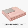 thumbnail image 2 of Cooling Blanket Queen,Hwkond Ice Cream Summer Quilt Cool Feeling Ice Silk Conditioning Quilt Summer Quilt Summer Home Dormitory Students Summer Thin Quilt Cover,Pink,200x150cm, 2 of 7