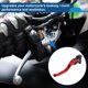 thumbnail image 3 of Palancas de freno y embrague cortas únicas para Honda VFR750 1991-1997, palanca de freno ajustable en 6 posiciones, aleación de aluminio roja, 1 par, 3 of 7