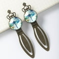 thumbnail image 3 of Dragonfly Elegant Vintage Copper Crown-Shaped Stainless Steel Bookmarks Set - Gift for Readers, Reading Accessories, 3 of 5