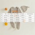 thumbnail image 3 of mgoYE Newborn Baby Boy First Thanksgiving Romper Jumpsuit Outfit Little Turkey Bodysuit with Hat for Infant Boy 0-3 Months, 3 of 5