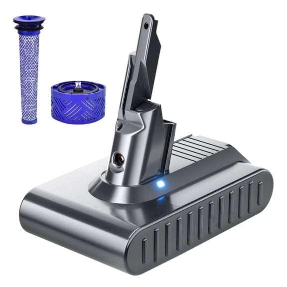 Dinosoo  Replacement for Dyson V7 Li-ion Battery 7.0Ah 21.6V Compatible with Dyson V7 Animal Battery SV11 Battery for Dyson V7 Motorhead V7 Absolute Battery with Filters