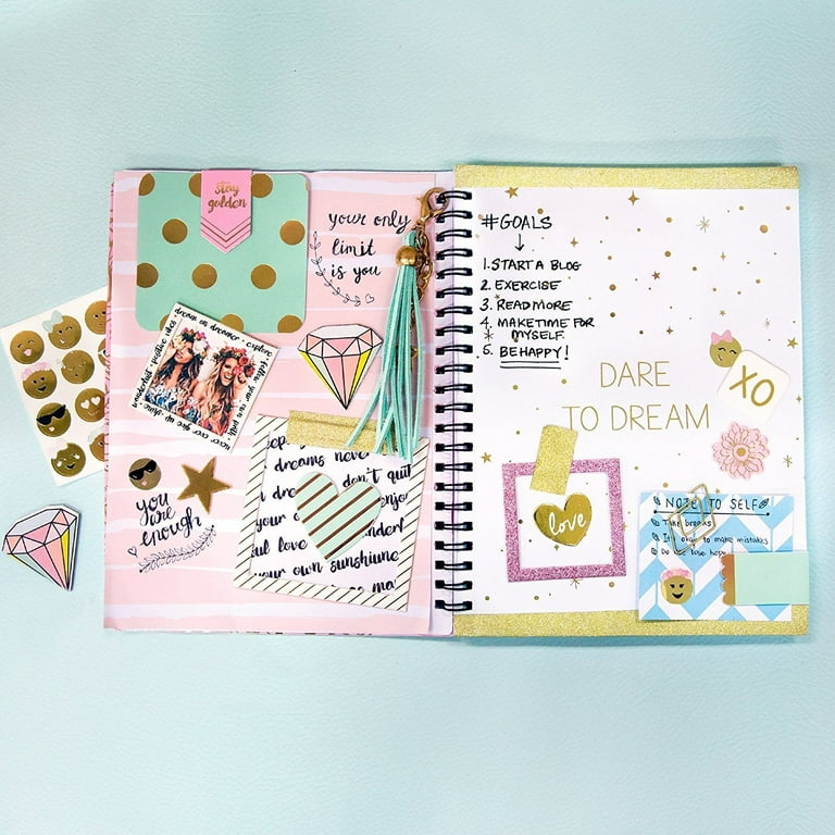 STMT DIY Dreamers Become Doers Journaling Set, Stationery Set, Bullet  Journal Kit, Journaling Kit, Journals for Teen Girls, DIY Journal Set for  Girls