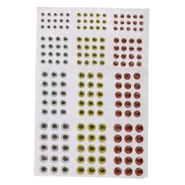 183 Piezas Sunnimix Mezcló El Tamaño 3/4/5/6 Mm Ojos de señuelo de pesca