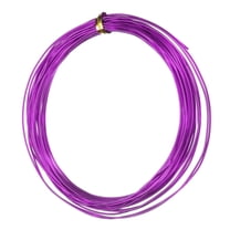 Uxcell 18 Gauge 1mm Aluminum Wire, 32.8 ft(10m) Bendable Metal Wire Jewelry Craft Wire Beading Armature Wire for Jewelry DIY Crafts Wreath Making Sculpting Floral Bonsai Trees, Purple
