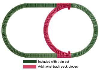 O-Gauge Outer Loop Add-On Track Pack by Lionel for sale online 