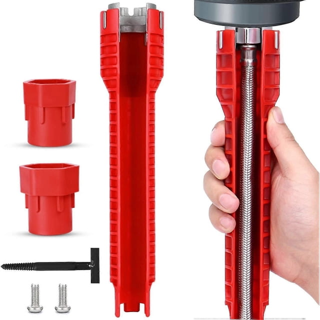 8 In 1 Faucet & Sink Installer Wrench For Kitchen Plumbing Repair Faucet Wrench Sink Installer Tool