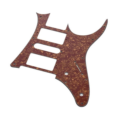 HSH Electric Guitar Pickguard PVC Pick Guard Scratch for Ibanez g250 Guitar Replacement Brown Pearl 3