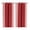 Red, variant on Navy Blue Ombre Stripe Kitchen Curtains Small Short 39 Inch Length, Farmhouse Simple Striped Grommet Top Bedroom Living Room Curtains, Light Filtering Cafe Curtain Drapes 2 Panels Set 55''x39''