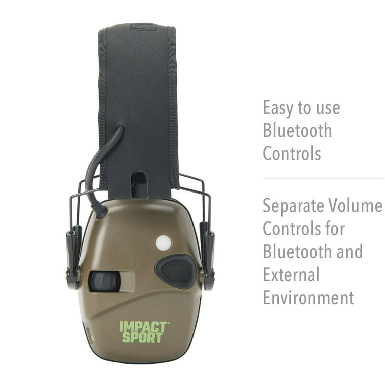 Howard Leight Impact Sport Bluetooth Electronic Ear Muffs Olive
