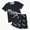 X8_Black, variant on Kaprioy Baby Outfits for Boys Dinosaur Summer Pajamas Sleepwear Tops Pants Outfits Set Boys' Shorts Sets Toddler Baby Kids Boys Dinosaur Summer Pajamas Sleepwear Tops Pants Outfits Set