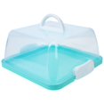 thumbnail image 2 of Portable Cake Carrier With Handle Plastic Cake Container Holder With Lid, 2 of 2