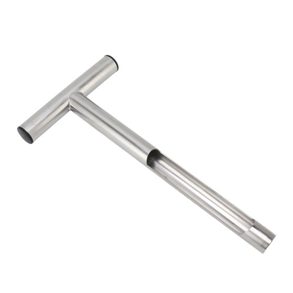 Muestreador De Suelo De Acero Inoxidable, Sonda De 12 Pulgadas Con Bolsas Reutilizables Para Muestras De Suelo, Kit De Prueba De Suelo Con Estilo T Para Muestreo De Suelo,