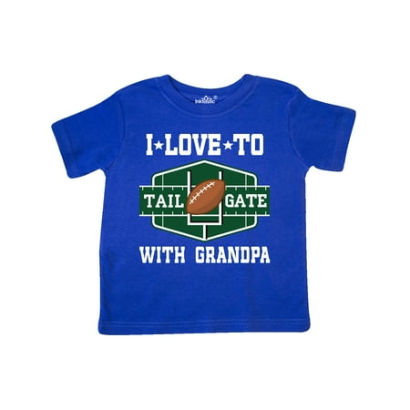 

Inktastic Football Tailgating with Grandpa Gift Toddler Boy or Toddler Girl T-Shirt