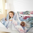 thumbnail image 4 of Castle Fairy 2-Piece Twin Size Comforter Set - Christmas Snowman Holiday Print, 4 of 8