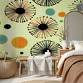 thumbnail image 6 of Peel and Stick Wallpaper Wall Murals Mid Century Vintage 1950s Modern Retro Atomic 69"H x 96"W Removable Wall Paper Self-Adhesive Wall Decor for Bedroom Living Room Nursery, 6 of 7