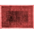 thumbnail image 1 of Ahgly Company Machine Washable Indoor Rectangle Oriental Red Modern Area Rugs, 5' x 8', 1 of 4