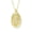 Clear, variant on Gold Plated Cs Zirconia Guadalupe Virgin Mary Necklace Pendant Multicolor N40