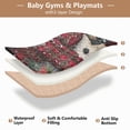 thumbnail image 5 of WOBOGO Jovial Snowman Baby Playmats Extra Large Waterproof Rollable Activity Pads for Toddlers 50×50inch, 5 of 7