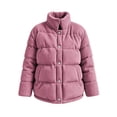thumbnail image 3 of Lmueinov Womens Corduroy Puffer Jacket Outdoor Stand Collar Button Down Quilted Coats Fall Winter Casual Warm Outerwear Coat with Pockets, 3 of 5