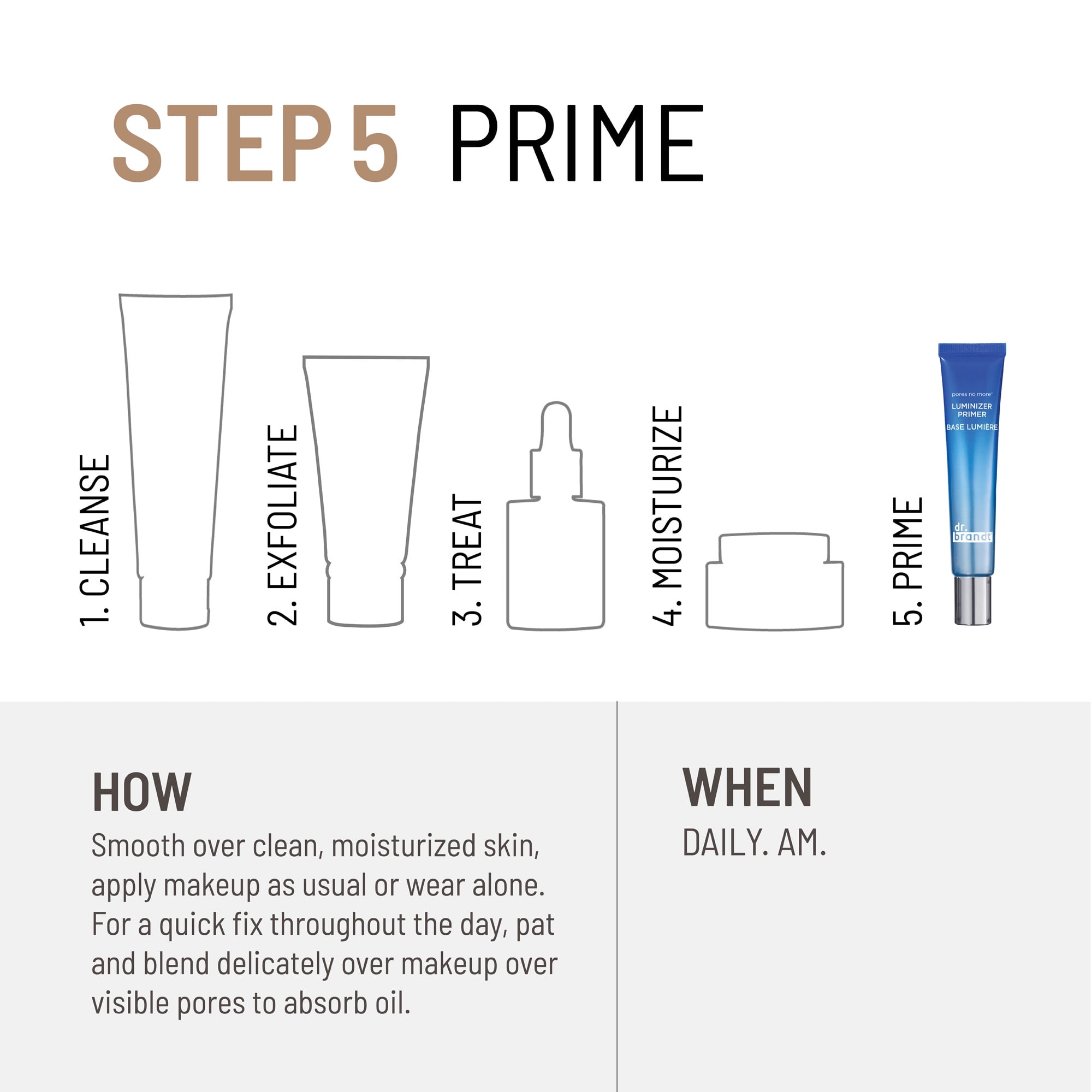 Dr. Brandt Pores No More Luminizer Primer - Blurs The Appearance of Pores and Imperfections 30 ml