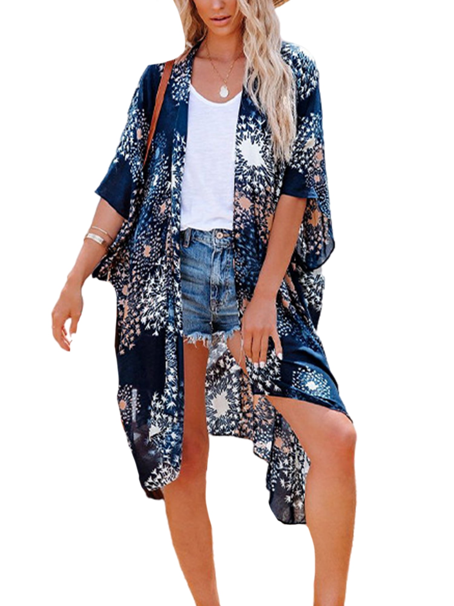 Frontwalk Womens Beach Floral Long 